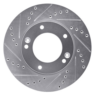 DFC® - Premium Drilled and Slotted Front Driver Side Brake Rotor