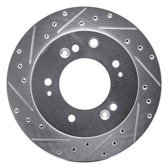DFC® - Premium Drilled and Slotted Rear Driver Side Brake Rotor