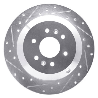 DFC® - Premium Drilled and Slotted Rear Driver Side Brake Rotor