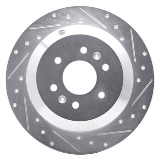 DFC® - Premium Drilled and Slotted Rear Passenger Side Brake Rotor