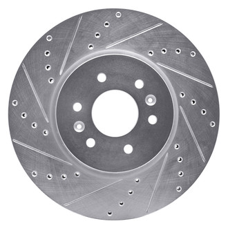 DFC® - Premium Drilled and Slotted Front Driver Side Brake Rotor