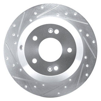 DFC® - Premium Drilled and Slotted Rear Driver Side Brake Rotor