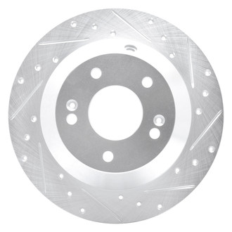 DFC® - Premium Drilled and Slotted Rear Passenger Side Brake Rotor