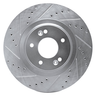 DFC® - Premium Drilled and Slotted Front Driver Side Brake Rotor