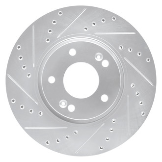 DFC® - Premium Drilled and Slotted Front Driver Side Brake Rotor