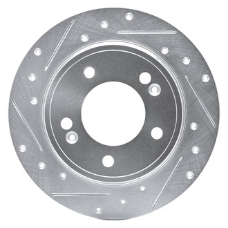DFC® - Premium Drilled and Slotted Rear Driver Side Brake Rotor
