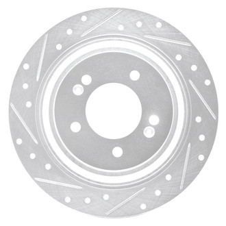DFC® - Premium Drilled and Slotted Rear Driver Side Brake Rotor