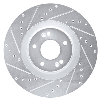DFC® - Premium Drilled and Slotted Front Driver Side Brake Rotor