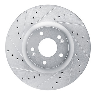 DFC® - Premium Drilled and Slotted Front Driver Side Brake Rotor