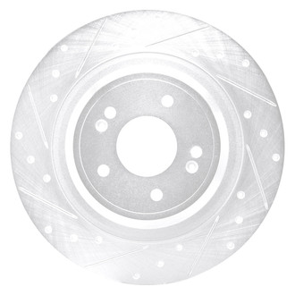 DFC® - Premium Drilled and Slotted Rear Driver Side Brake Rotor