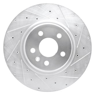 DFC® - Premium Drilled and Slotted Front Passenger Side Brake Rotor