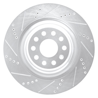 DFC® - Premium Drilled and Slotted Rear Driver Side Brake Rotor