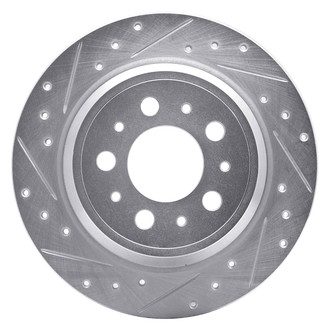 DFC® - Premium Drilled and Slotted Rear Driver Side Brake Rotor