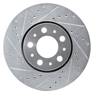 DFC® - Premium Drilled and Slotted Front Driver Side Brake Rotor