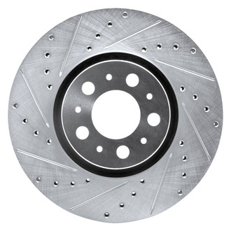 DFC® - Premium Drilled and Slotted Front Driver Side Brake Rotor
