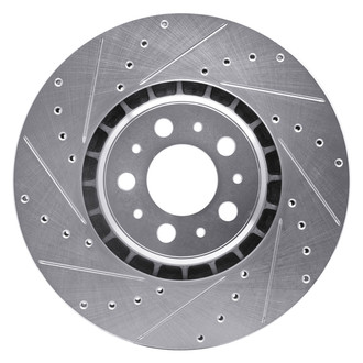 DFC® - Premium Drilled and Slotted Front Driver Side Brake Rotor