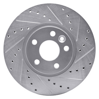 DFC® - Premium Drilled and Slotted Front Driver Side Brake Rotor