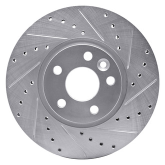 DFC® - Premium Drilled and Slotted Front Passenger Side Brake Rotor
