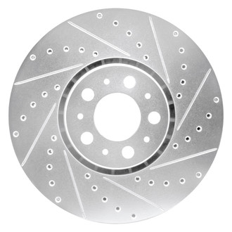 DFC® - Premium Drilled and Slotted Front Passenger Side Brake Rotor