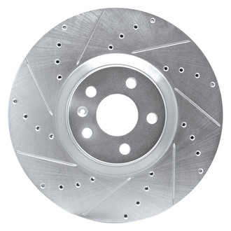 DFC® - Premium Drilled and Slotted Front Driver Side Brake Rotor