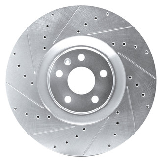 DFC® - Premium Drilled and Slotted Front Driver Side Brake Rotor
