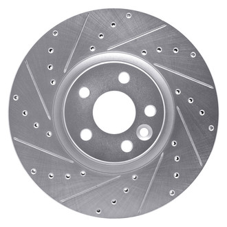DFC® - Premium Drilled and Slotted Front Driver Side Brake Rotor