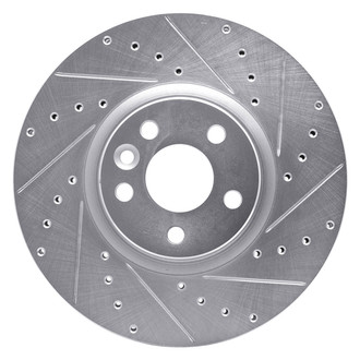 DFC® - Premium Drilled and Slotted Front Passenger Side Brake Rotor