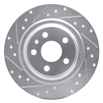 DFC® - Premium Drilled and Slotted Rear Driver Side Brake Rotor