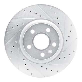 DFC® - Premium Drilled and Slotted Front Passenger Side Brake Rotor
