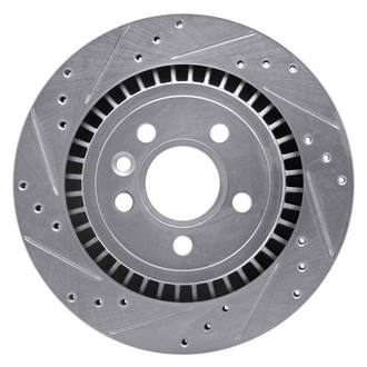DFC® - Premium Drilled and Slotted Rear Driver Side Brake Rotor