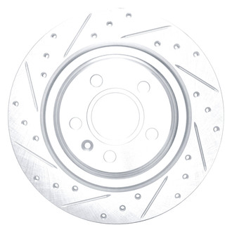 DFC® - Premium Drilled and Slotted Rear Driver Side Brake Rotor