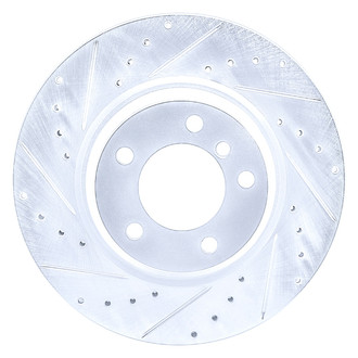 DFC® - Premium Drilled and Slotted Front Driver Side Brake Rotor