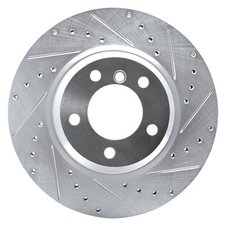 DFC® - Premium Drilled and Slotted Front Passenger Side Brake Rotor