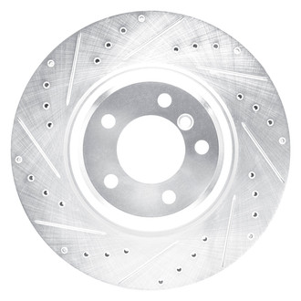 DFC® - Premium Drilled and Slotted Front Driver Side Brake Rotor