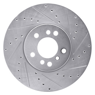 DFC® - Premium Drilled and Slotted Front Passenger Side Brake Rotor