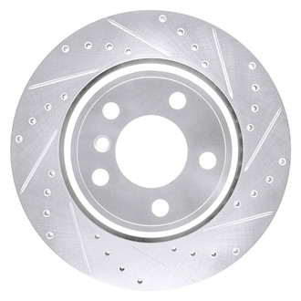 DFC® - Premium Drilled and Slotted Rear Passenger Side Brake Rotor