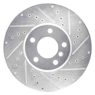 DFC® - Premium Drilled and Slotted Front Passenger Side Brake Rotor