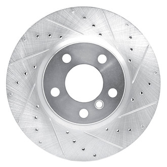 DFC® - Premium Drilled and Slotted Front Passenger Side Brake Rotor
