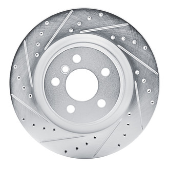 DFC® - Premium Drilled and Slotted Rear Driver Side Brake Rotor