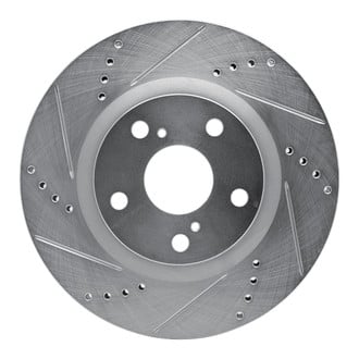 DFC® - Premium Drilled and Slotted Front Driver Side Brake Rotor