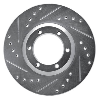 DFC® - Premium Drilled and Slotted Front Driver Side Brake Rotor