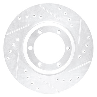 DFC® - Premium Drilled and Slotted Front Passenger Side Brake Rotor