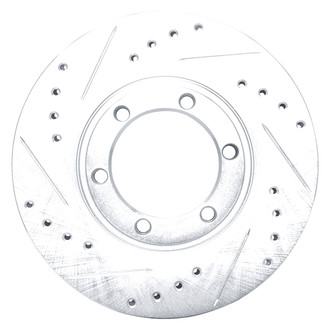 DFC® - Premium Drilled and Slotted Front Driver Side Brake Rotor