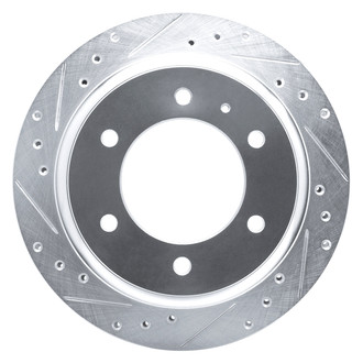 DFC® - Premium Drilled and Slotted Rear Driver Side Brake Rotor