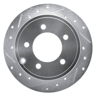 DFC® - Premium Drilled and Slotted Rear Driver Side Brake Rotor