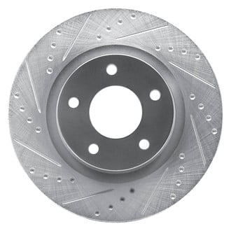 DFC® - Premium Drilled and Slotted Front Driver Side Brake Rotor