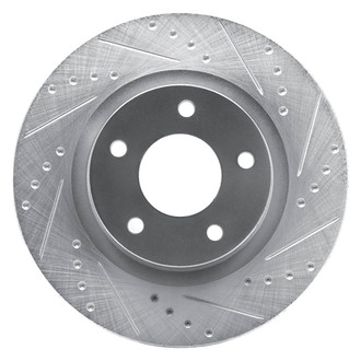 DFC® - Premium Drilled and Slotted Front Passenger Side Brake Rotor