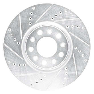 DFC® - Premium Drilled and Slotted Front Driver Side Brake Rotor