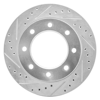 DFC® - Premium Drilled and Slotted Front Driver Side Brake Rotor