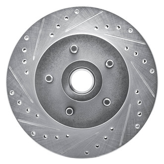 DFC® - Premium Drilled and Slotted Front Driver Side Brake Rotor